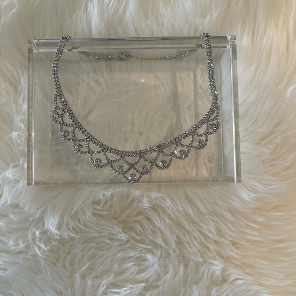 ♥️♥️SOLD♥️♥️ STUNNING Chrystal ADJUSTABLE necklace beautiful - Picture 4 of 7